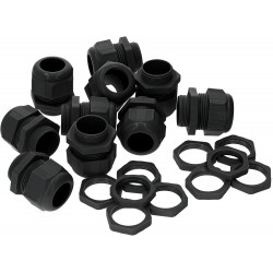 Çetinkaya CRSM-M63B M63x1,5/18 Standart Polyamid Metrik Rakor Siyah